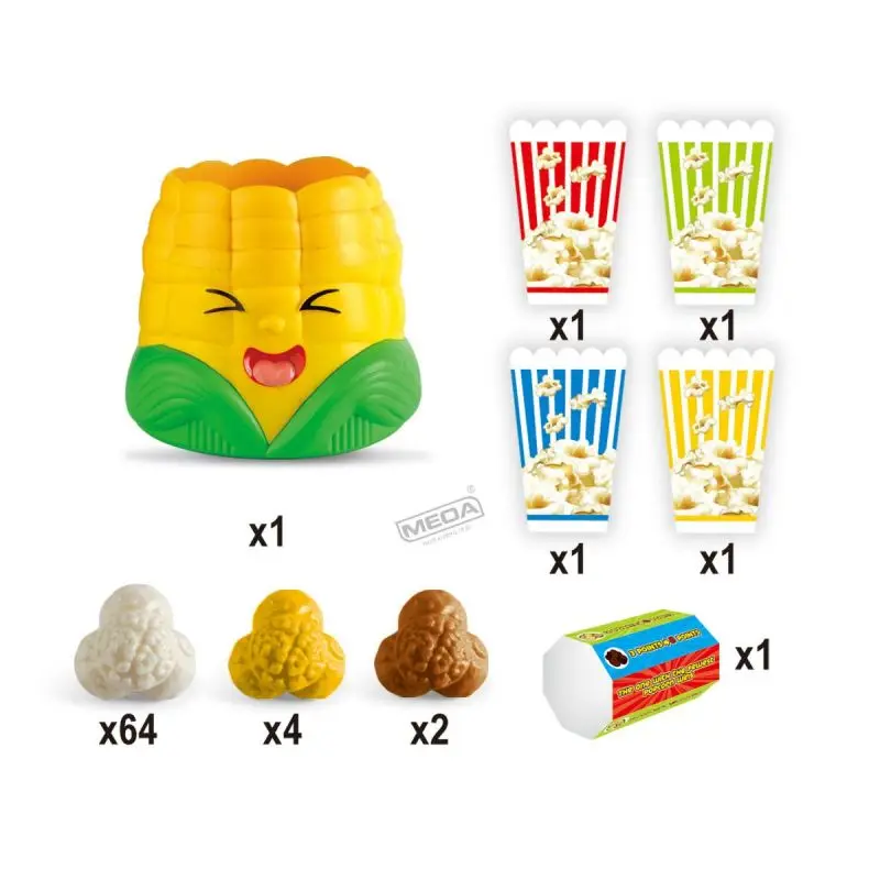 Fun Popcorn Toy Kid's Board Game Corn Decompression Puzzle Toy Family Party Game Kids Halloween Present Christmas Birthday Gifts - Image 2