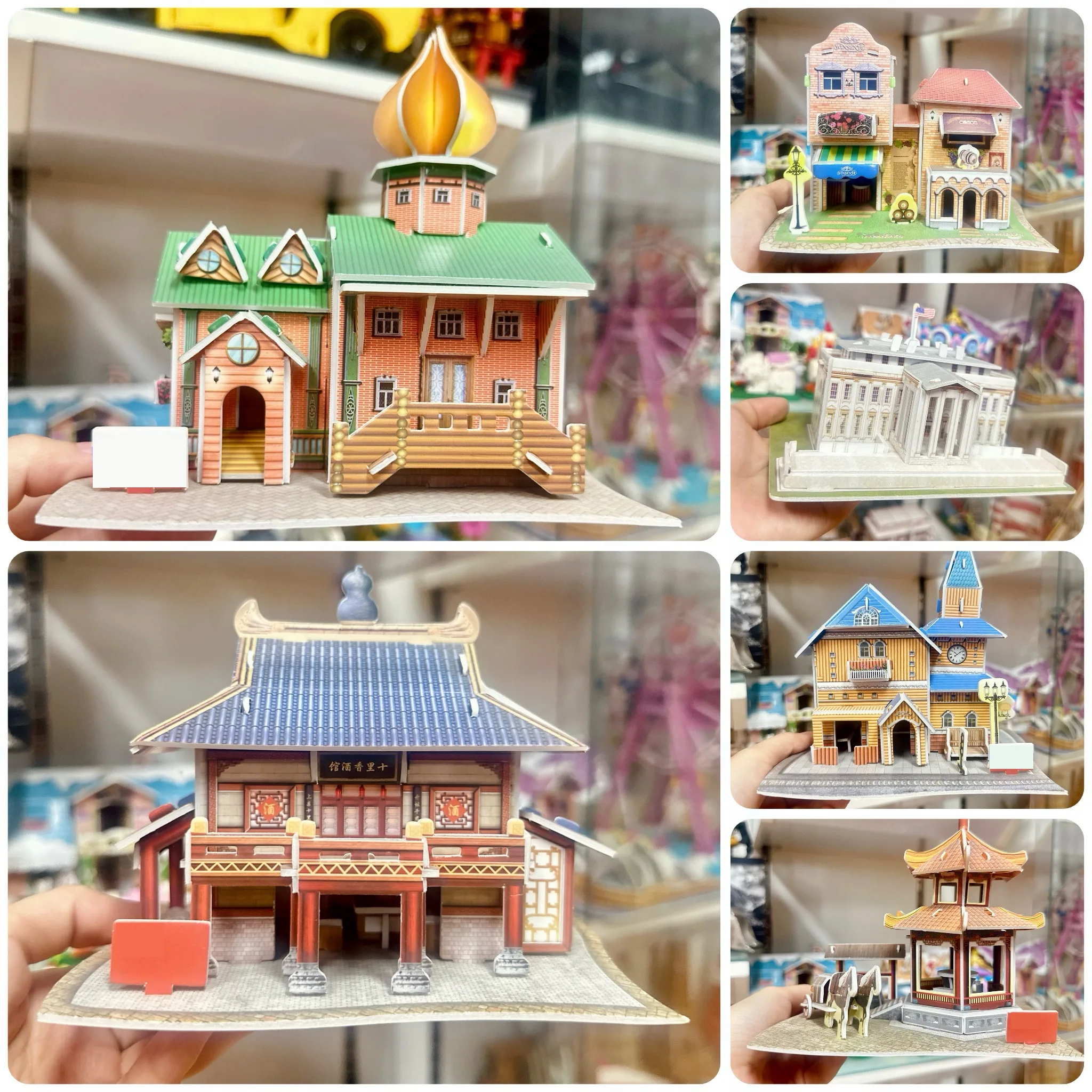 38 Style DIY World Famous Architecture Building 3D Puzzle Model Construction Planet Jigsaw Puzzles Toys For Kids Christmas Gift - Image 2